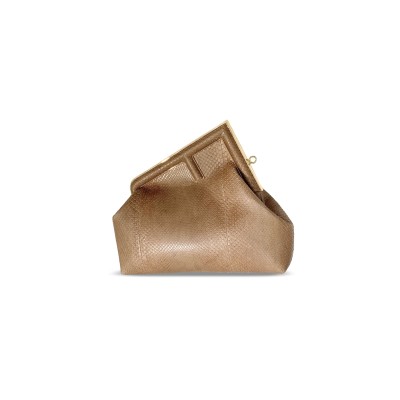 FENDI FIRST MEDIUM PYTHON LEATHER BAG 8BP127 (32.5*23.5*15cm)